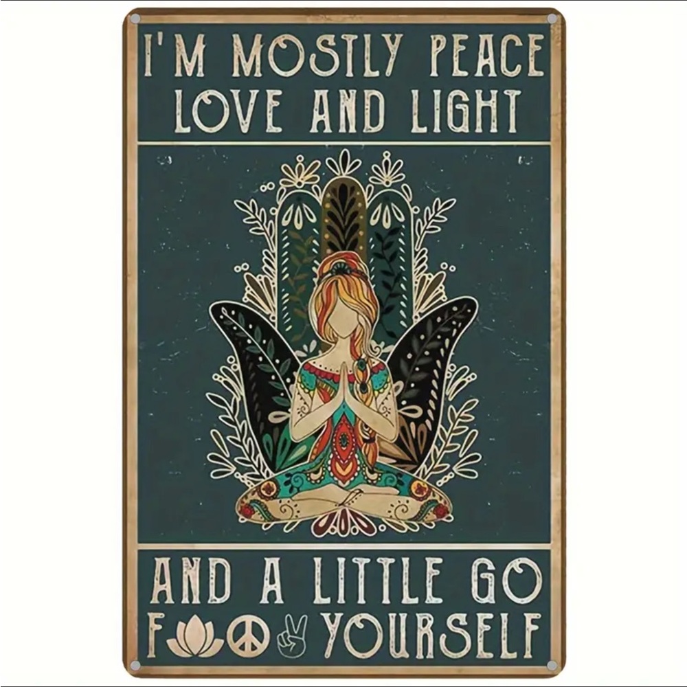 Metal vintage sign